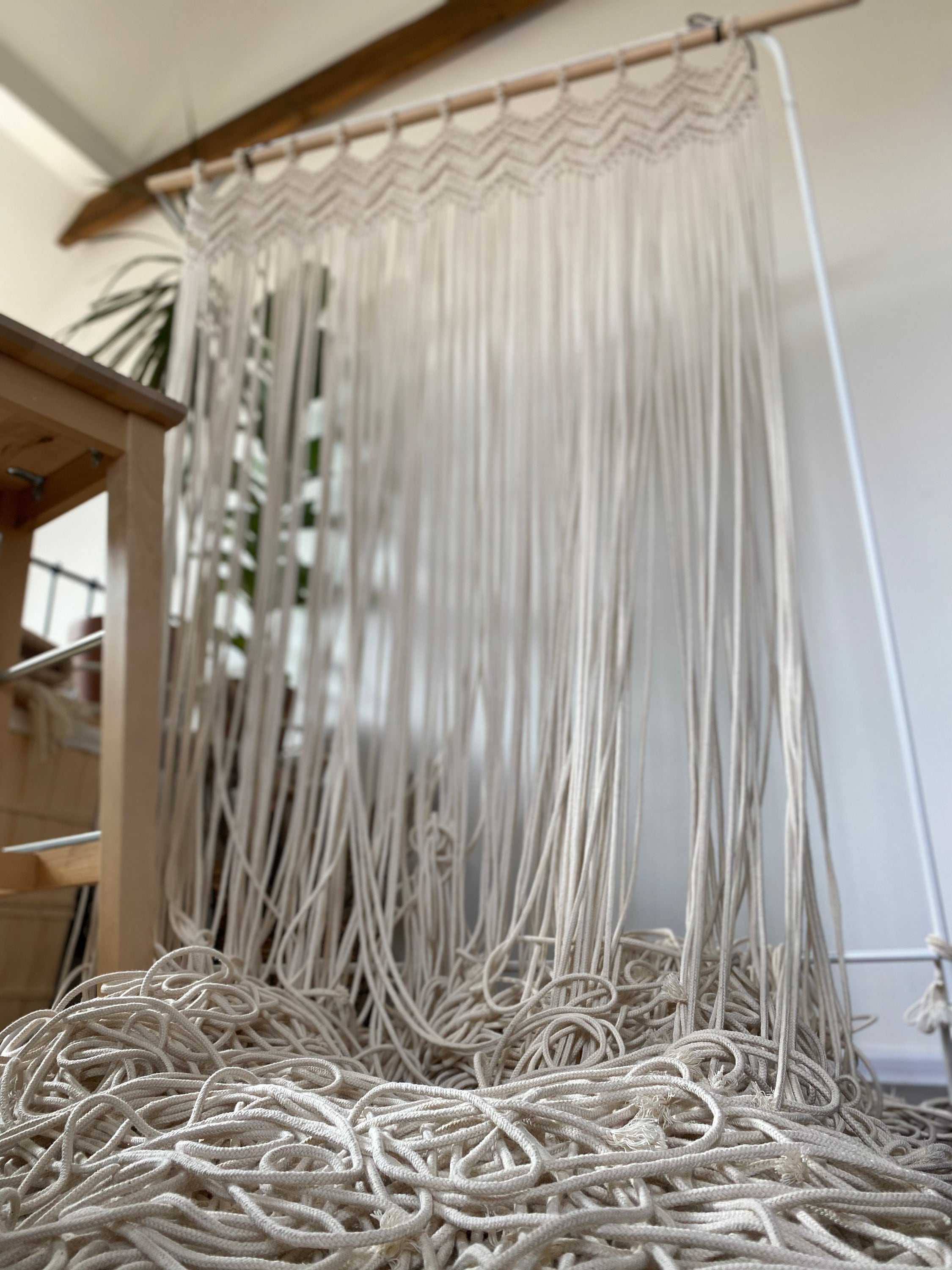 Makramee Vorhang/Makramee Fenster/Boho Vorhang/Big Etsy