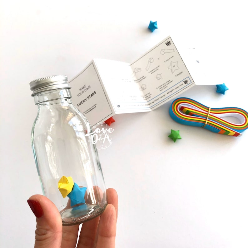 Origami Lucky Star Kit Make Your Own STARS Lucky Stars Etsy UK