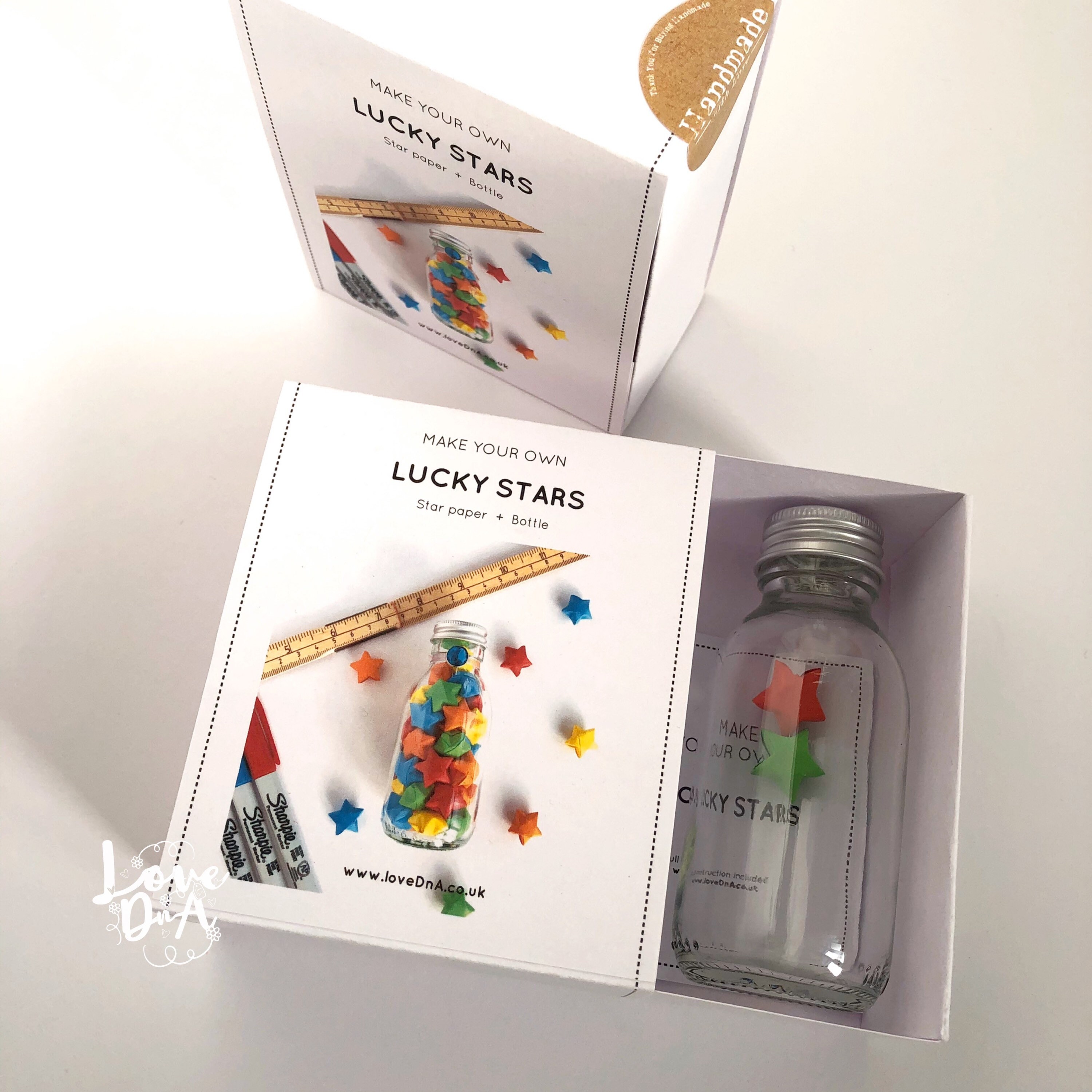 Origami lucky star kit Make your own STARS Bottle to fill | Etsy