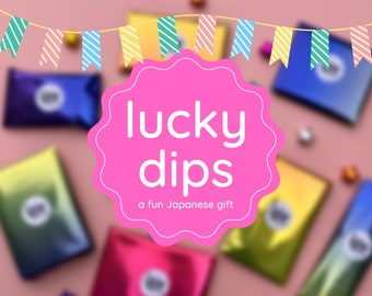 Lucky dip | Surprise kawaii item | Something fun | Treat yourself | Mystery bag