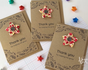 Teacher’s THANK YOU and brooch gift set | Apple fabric pin | Teacher’s gift | Teaching assistant | Nursery