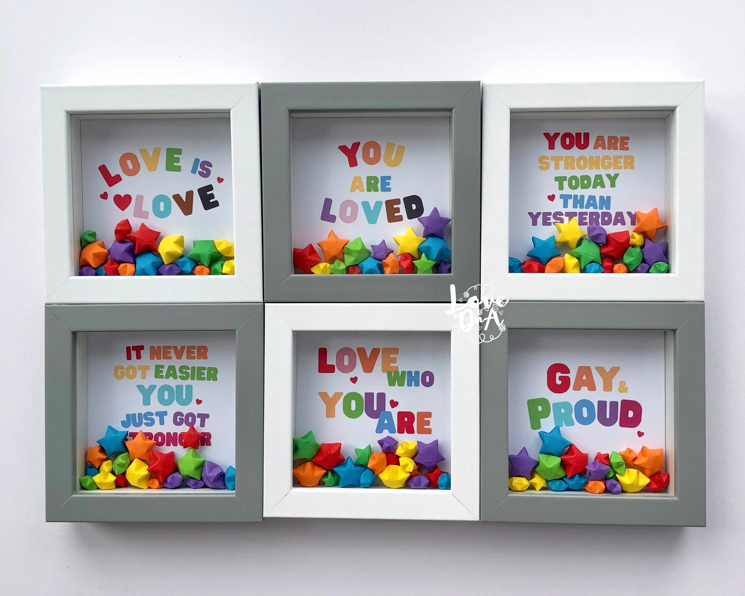 RAINBOW Collection | Origami Lucky Star | Unique Uplifting Gift ...