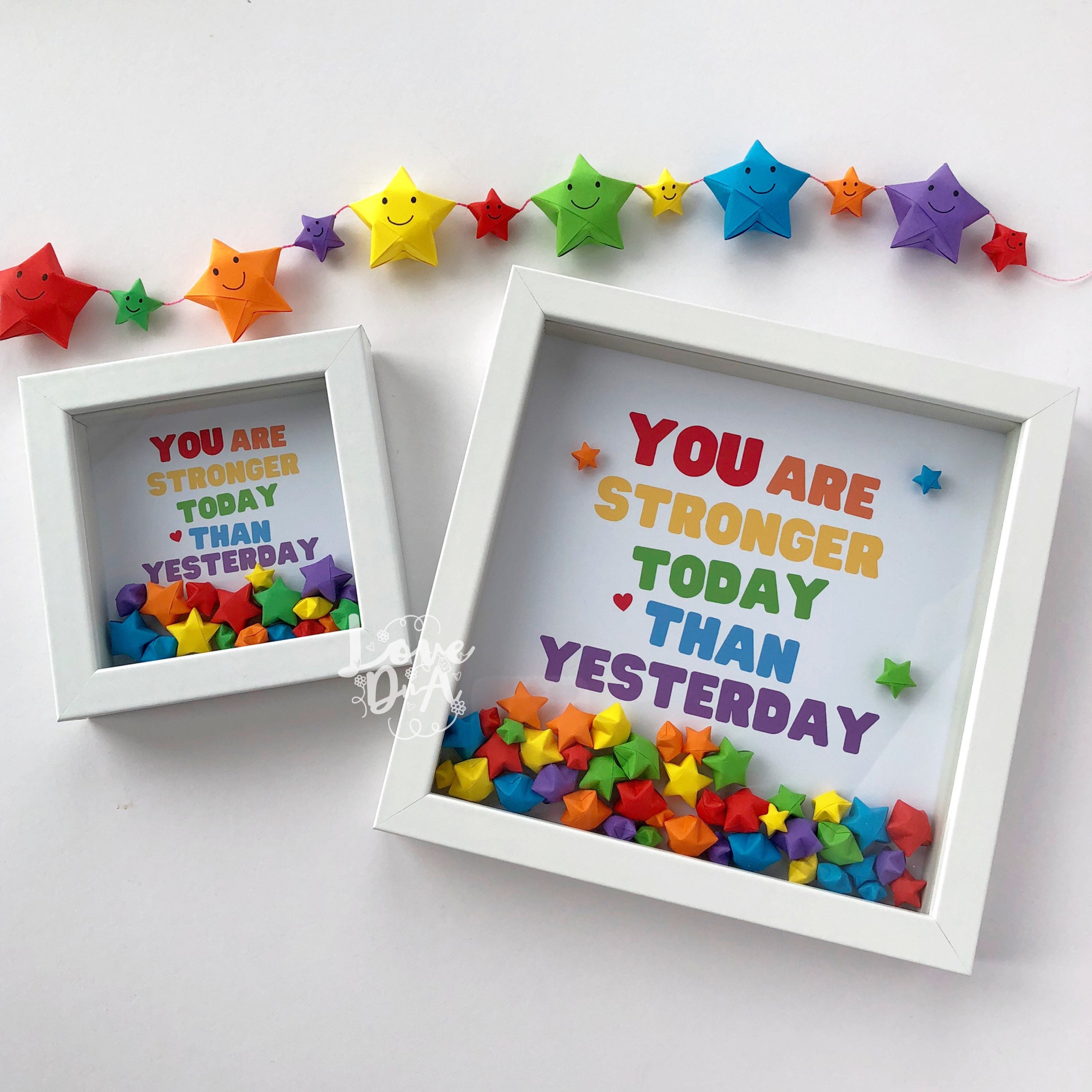 RAINBOW Collection | Origami Lucky Star | Unique Uplifting Gift ...