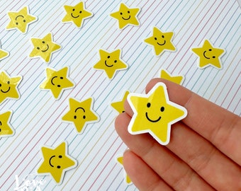 HAPPY STAR STICKER  | Rainbow flag | Vinyl | Durable die cute sticker | Laptop decal | Water bottle decal | Happy star