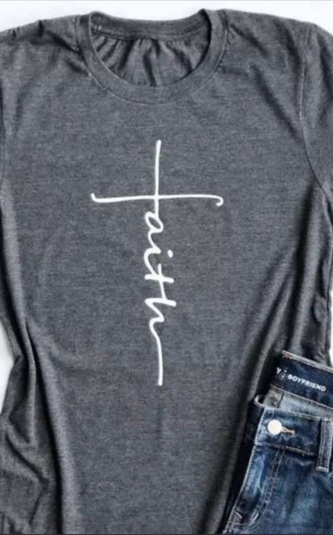 Faith T-shirt Faith Christian shirt faith shirt vertical | Etsy