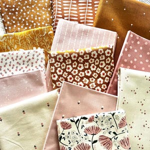 Blush and Butterscotch Curated Fabric Bundle, Simple Simon & Co. for Riley Blake Designs, Quilters Fabric Bundle, Gift for Quilter