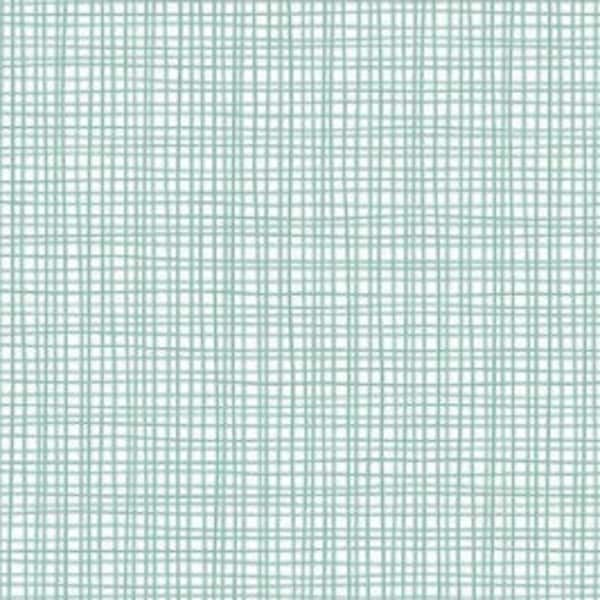 Mint Plaid Weave, Sleep Tight by Gabrielle Neil Design Studio for Riley Blake Designs, Quilting Cotton, Fabric Yardage, Baby Quilt Fabric