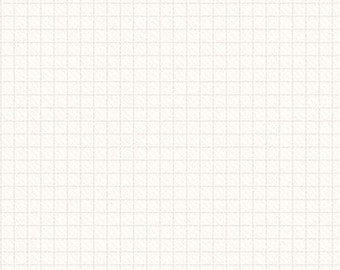 Cream Grid Double Napped Cotton Flannel Yardage, Riley Blake Designs