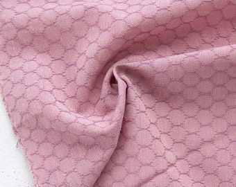Woven Honeycomb in Lilac, Forest Forage by Fableism, Textured Honeycomb Yarn Dyed Woven, Quilting Cotton, Fabric Yardage, Apparel Fabric