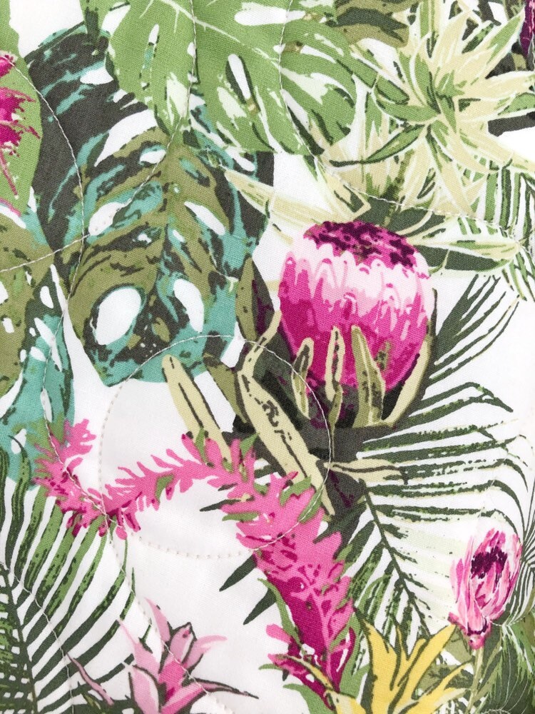 Tropical Rainforest Baby Quilt Boho Baby girl bedding Etsy