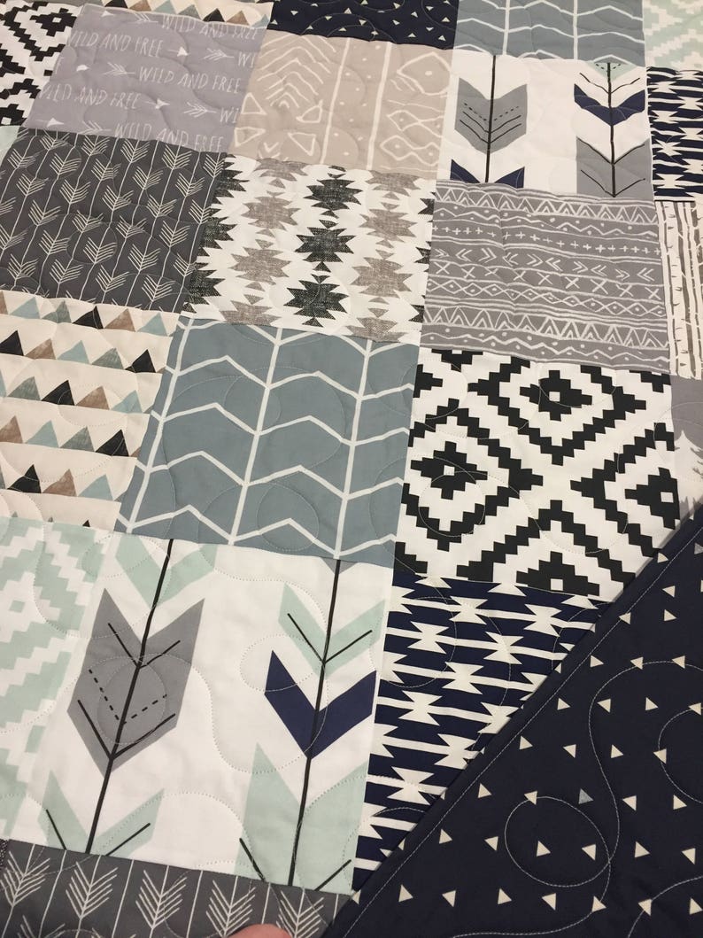 Aztec tribal baby bedding Clearance