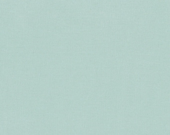 Kona Cotton Solid Seafoam Quilting Cotton, Solid Light Green Fabric, Robert Kaufman, Fabric Yardage, Baby Quilt Fabric
