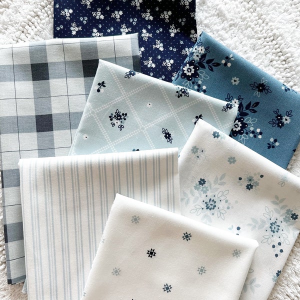 Simply Country Curated Fabric Bundle, Tasha Noel for Riley Blake Designs, Quilting Cotton Fabric Yardage, Fat Quarters, Gift for Quilter