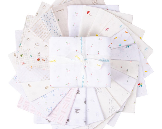 Low Volume Fat Quarter Bundle, Hush Hush 3 by Riley Blake Designs ...