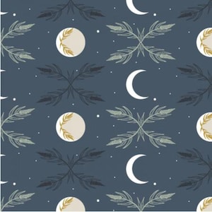 Harvest Moon Night, Camp Creek Collection by Ash Cascade for Cotton+Steel, Quilting Cotton Fabric Yardage