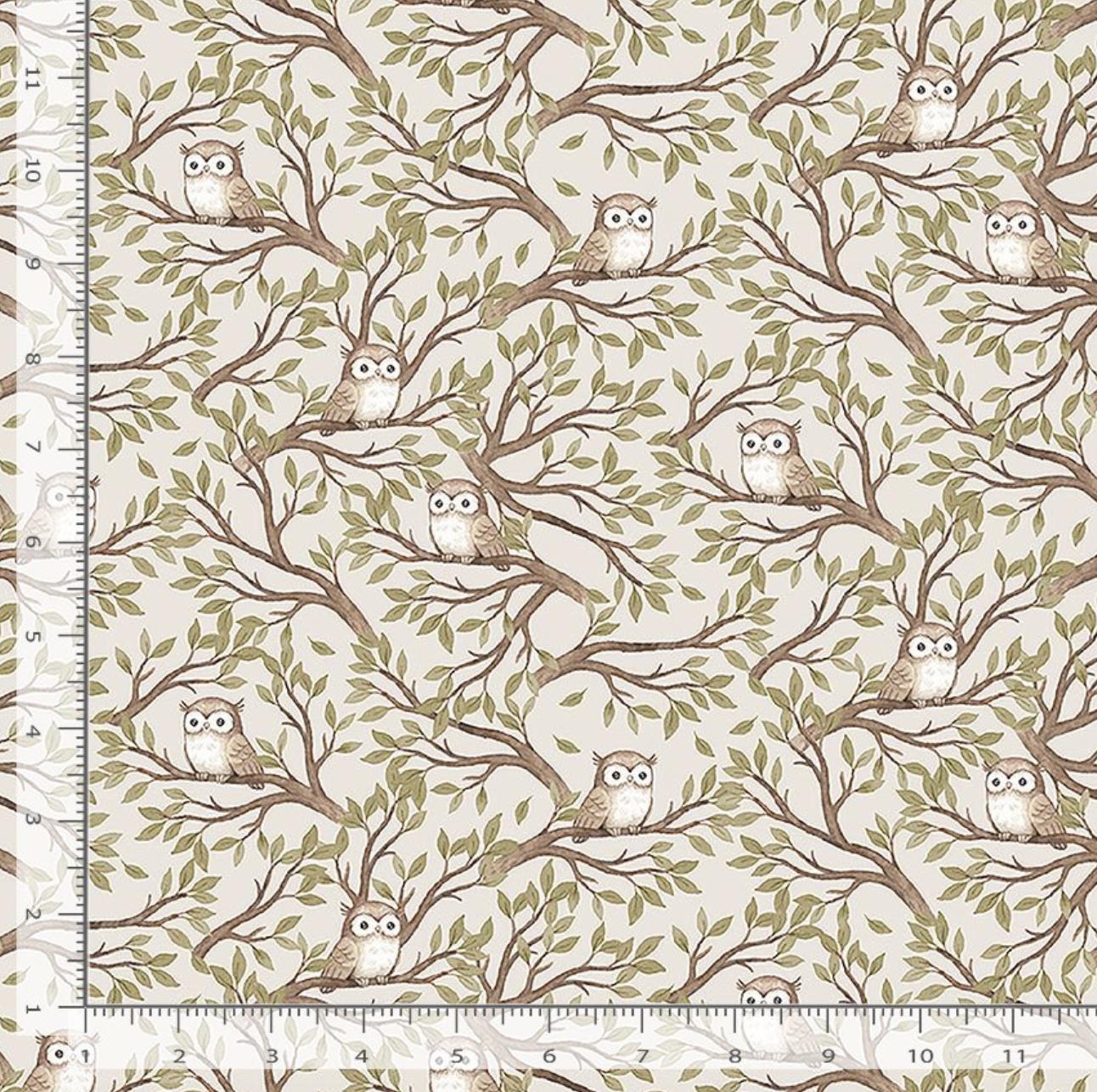 Hooters Owl Fabric by Dear Stella