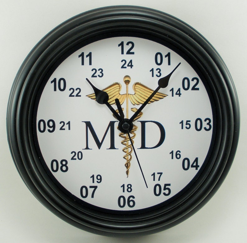 Custom MILITARY Time Medical WALL CLOCK for Healthcare Etsy