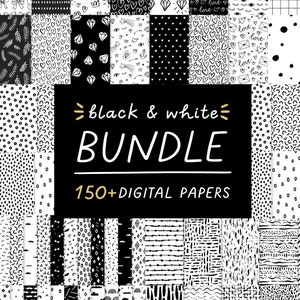 Hand Drawn Design Elements Bundle, Doodle Clipart, Commercial Use