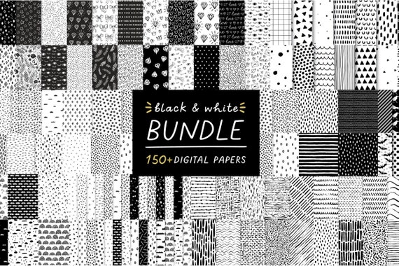 Hand Drawn Design Elements Bundle, Doodle Clipart, Commercial Use