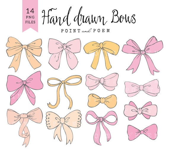Schleife Clipart Schleife Clipart Band Clipart Etsy