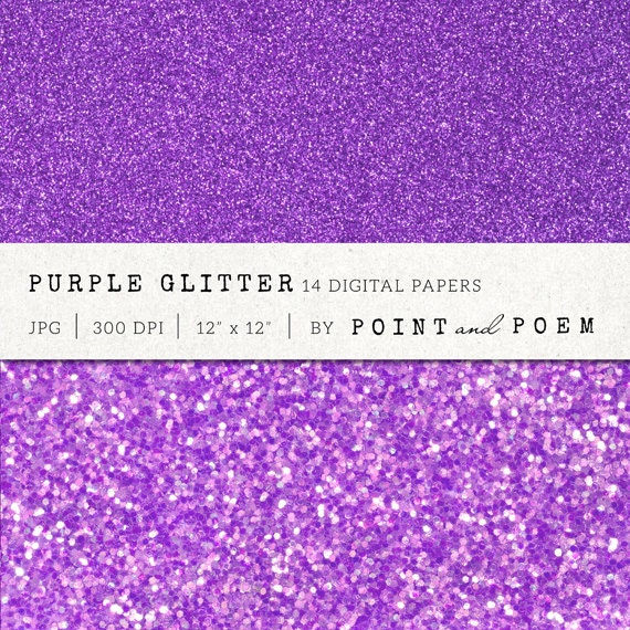 Monochrome Purple Colored Digital Glitter Paper Texture Stock