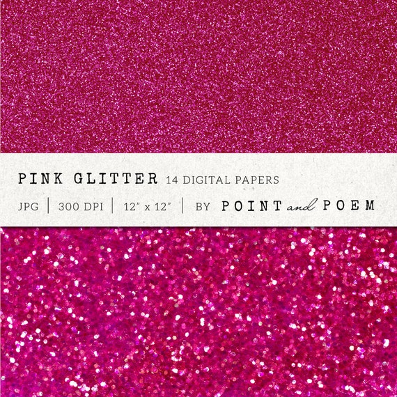 Garden Party - Pink Glitter Paper graphic by Marisa Lerin