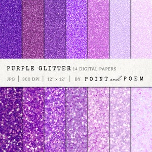 Glitter digital paper: "PURPLE GLITTER" background for scrapbooking , girly, shiny, sparkle, wedding /instant download/ - Commercial Use