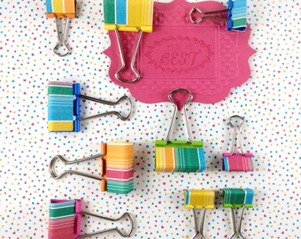 fun binder clips