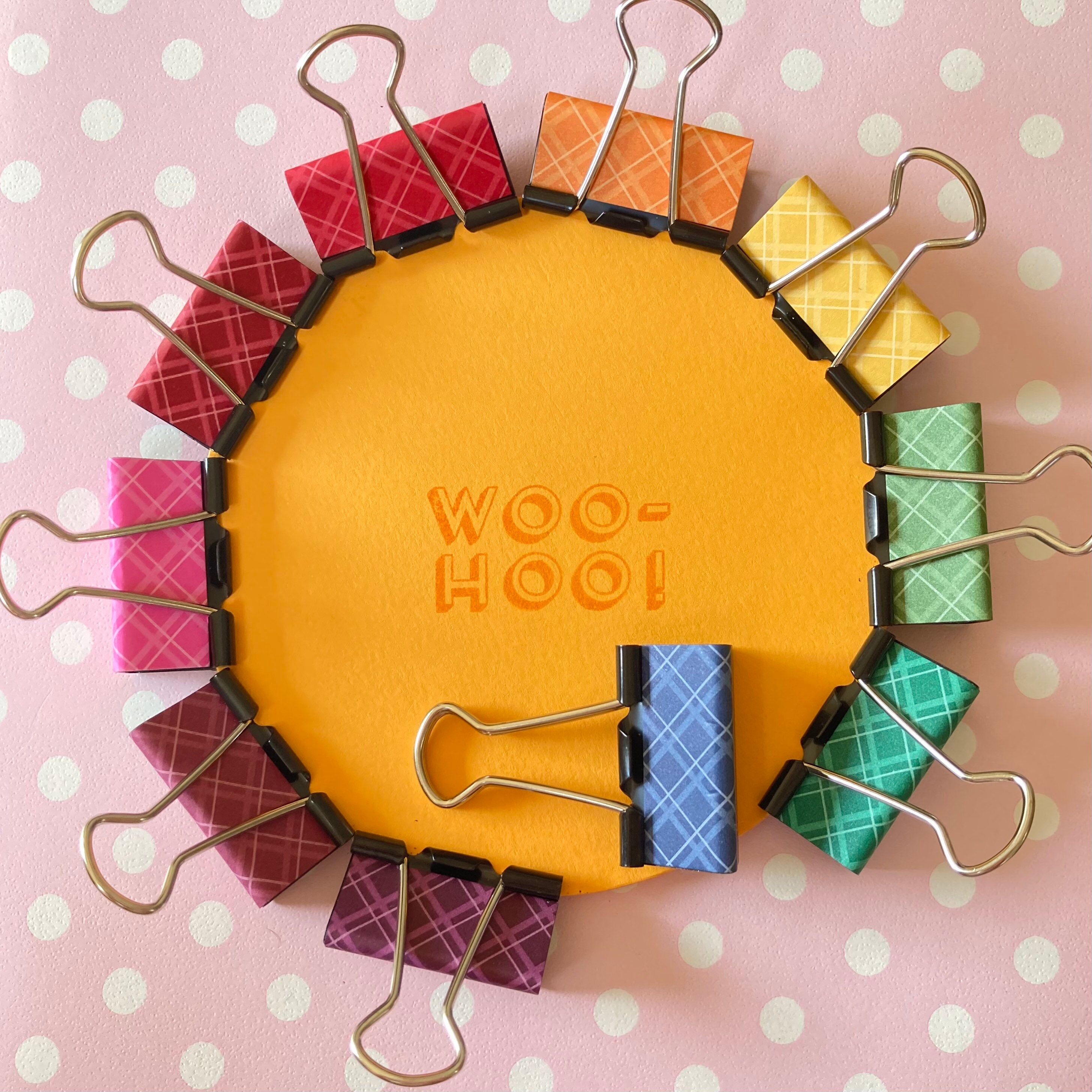 Creative binder clips discount
