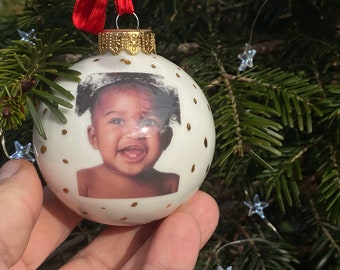 Photo Personalised Christmas baubles