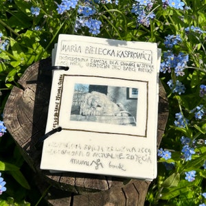 Porcelanowa książka z opowiadaniami, spersonalizowany album na zdjęcia