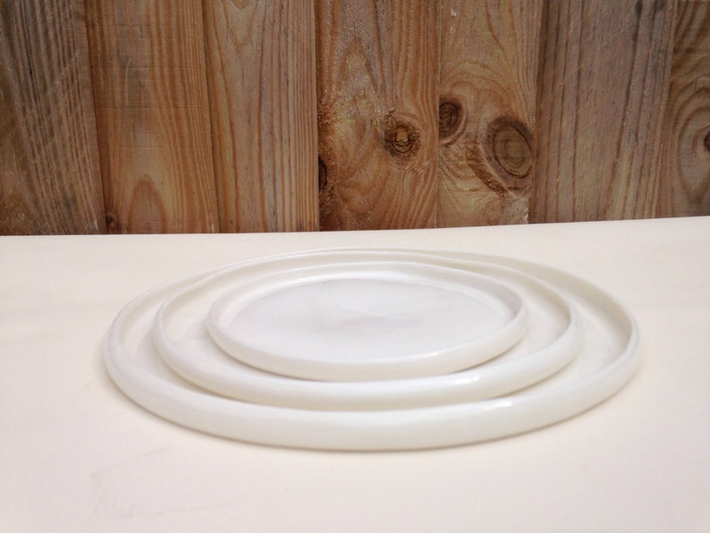 Porcelain plates delegate style dessert plate porcelain trays serving plate set of 3 plate set