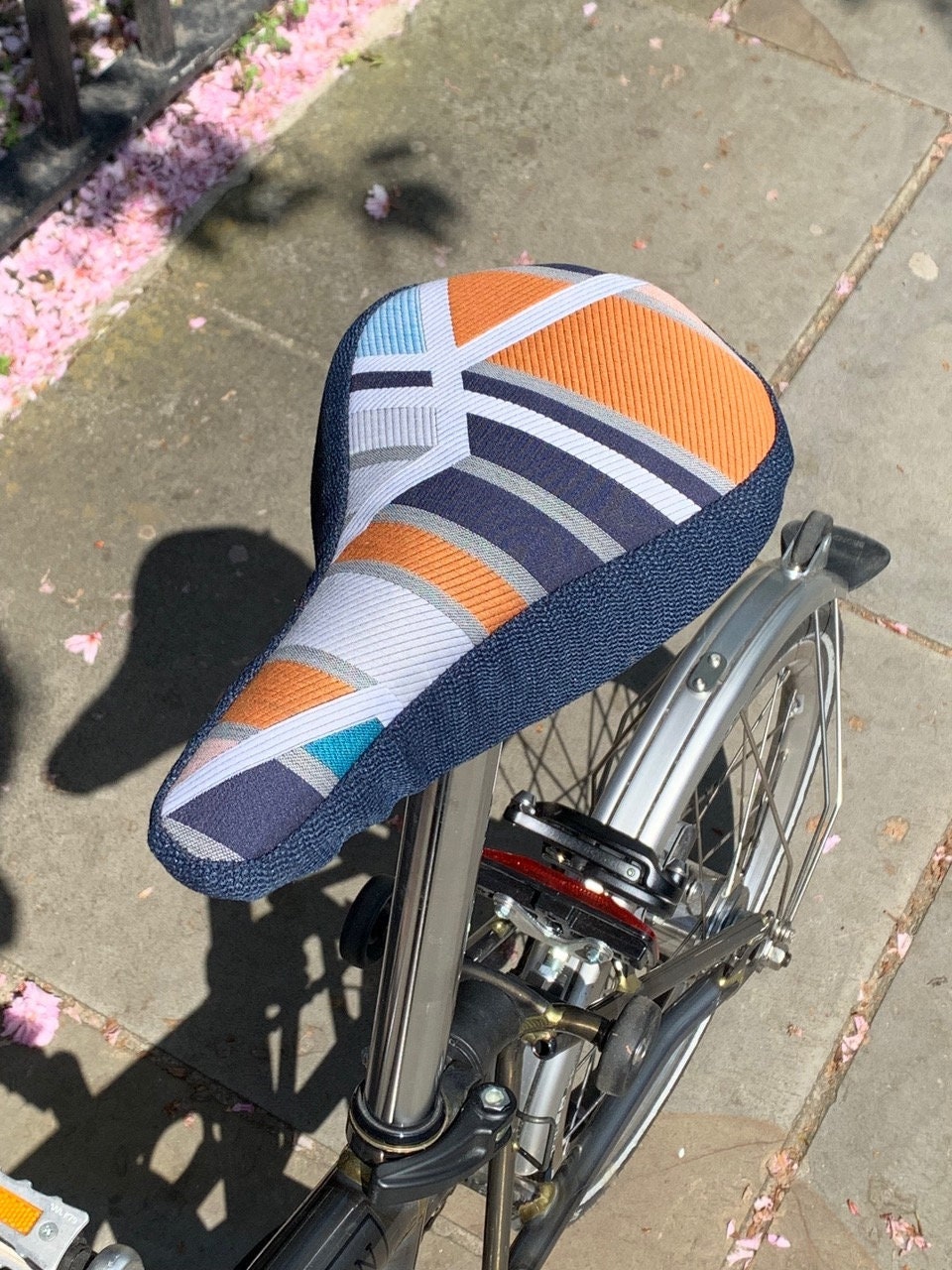 Buy The Blue Swan a Luxury Bicycle Seat Cover With a Splashproof Lining Made With Maharam Fabric agency by Sarah Morris Online in India Etsy