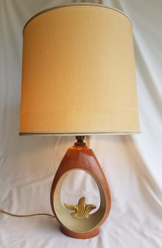 vintage mid century ceramic lamps