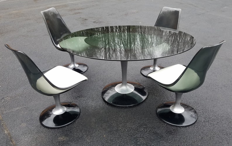Vintage Mid Century Chromcraft Space Age Dinette Set
