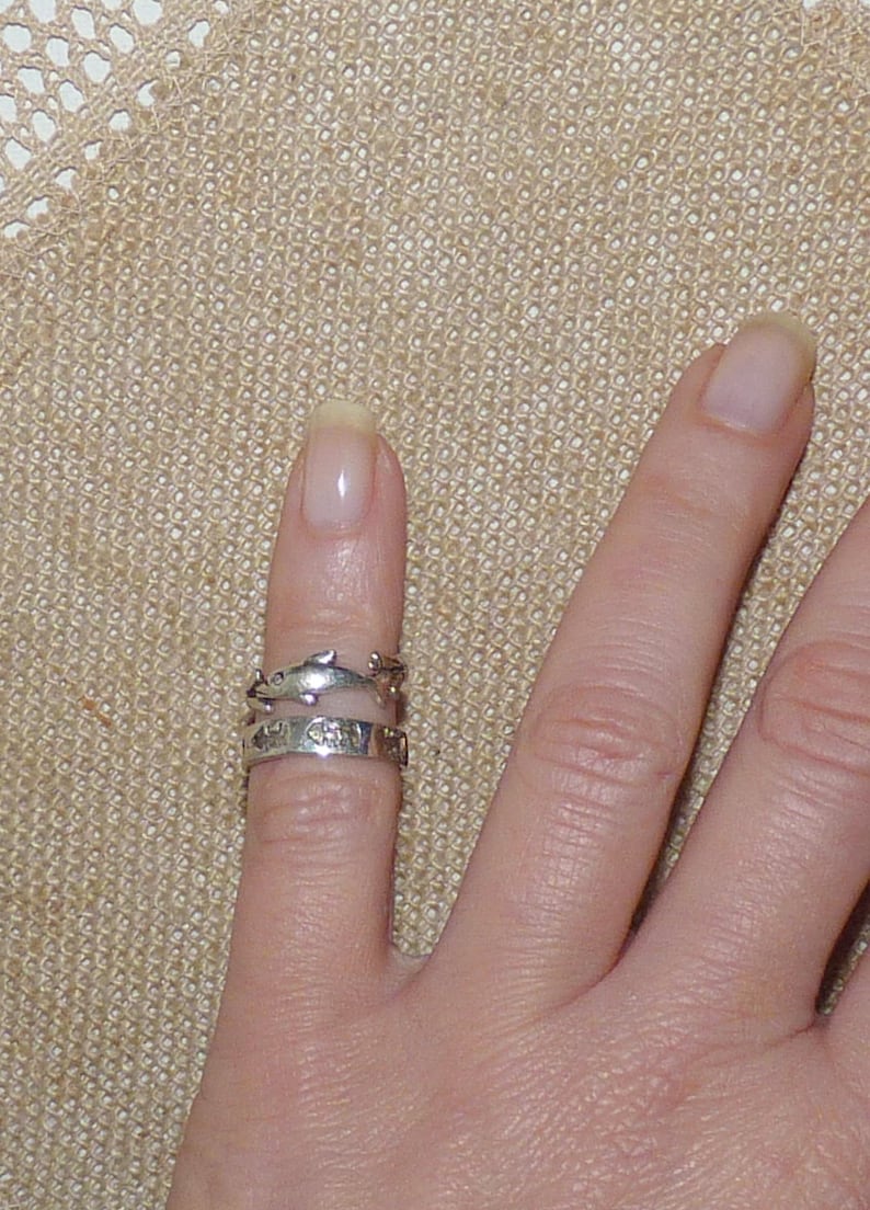 925 Minimalist SZ 3 Rings 925 Jewelry 2 Sterling Silver Toe Rings Size 3-4 Toe Rings Petite Set Of Two Ring 925 Braided Toe Beach Rings