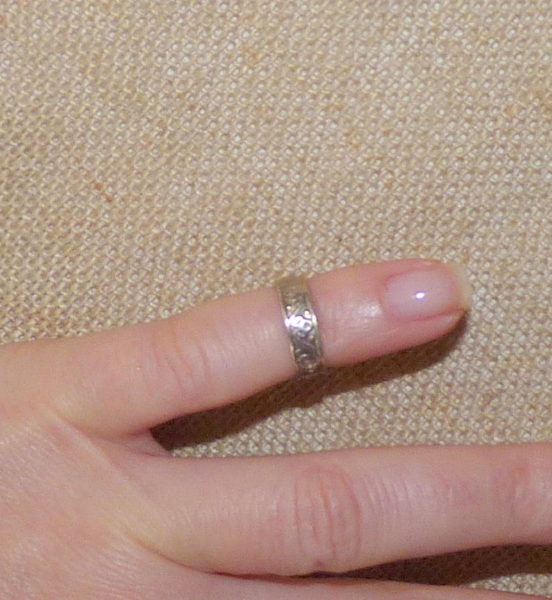 Sterling Silver Toe Ring Swirl Toe Ring 925 Vintage Silver Adjustable Ring Size 1 12 Minimalist Toe Ring Vintage Silver 925 Toe Jewelry