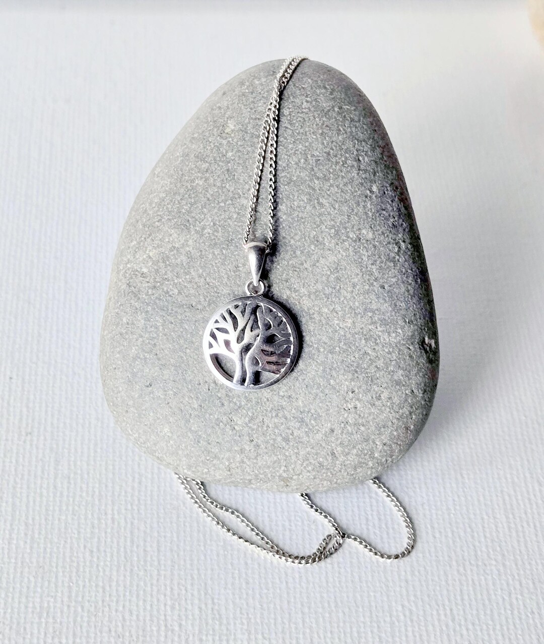 Sterling Silver Tree of Life Pendant and Chain main image 1