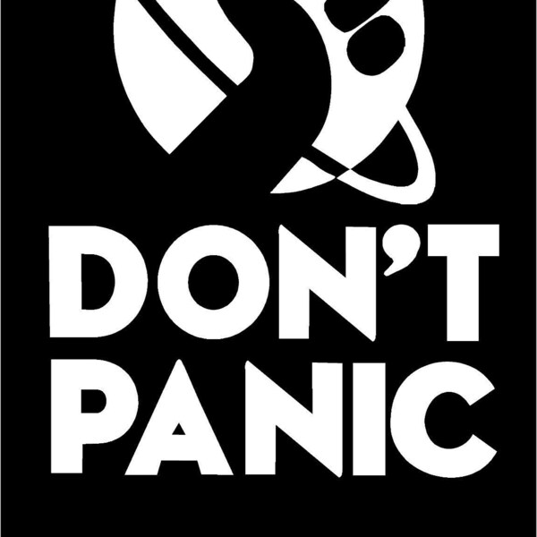 Vinyl Sticker Hitchhikers Guide - Etsy