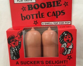 Gag Gift Boobie Bottle Caps Adult Novelty Christmas Birthday Funny Party Gifts