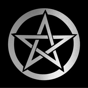 Pentacle Decal Pentagram Witch Wiccan Pagan Vinyl Window Sticker