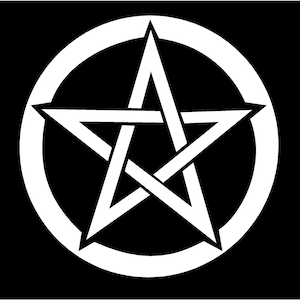 Pentacle Decal Pentagram Witch Wiccan Pagan Vinyl Window Sticker