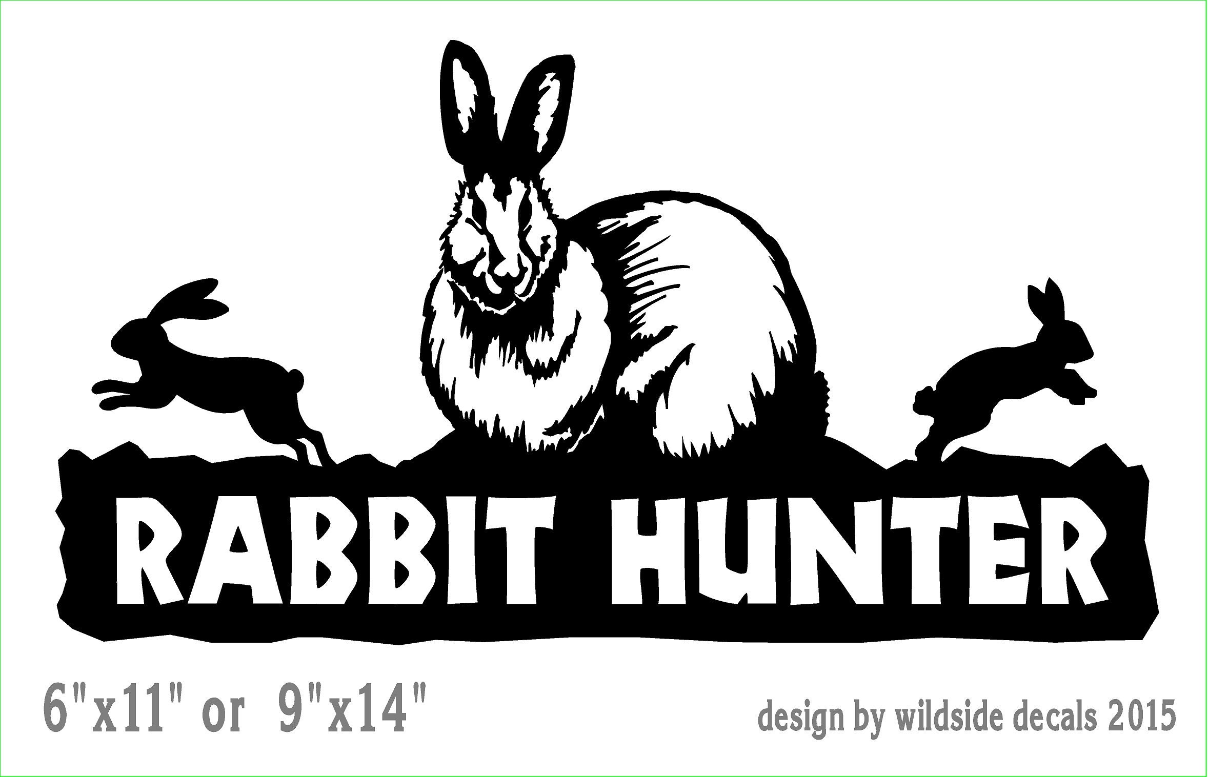 Rabbit Hunting Decals
