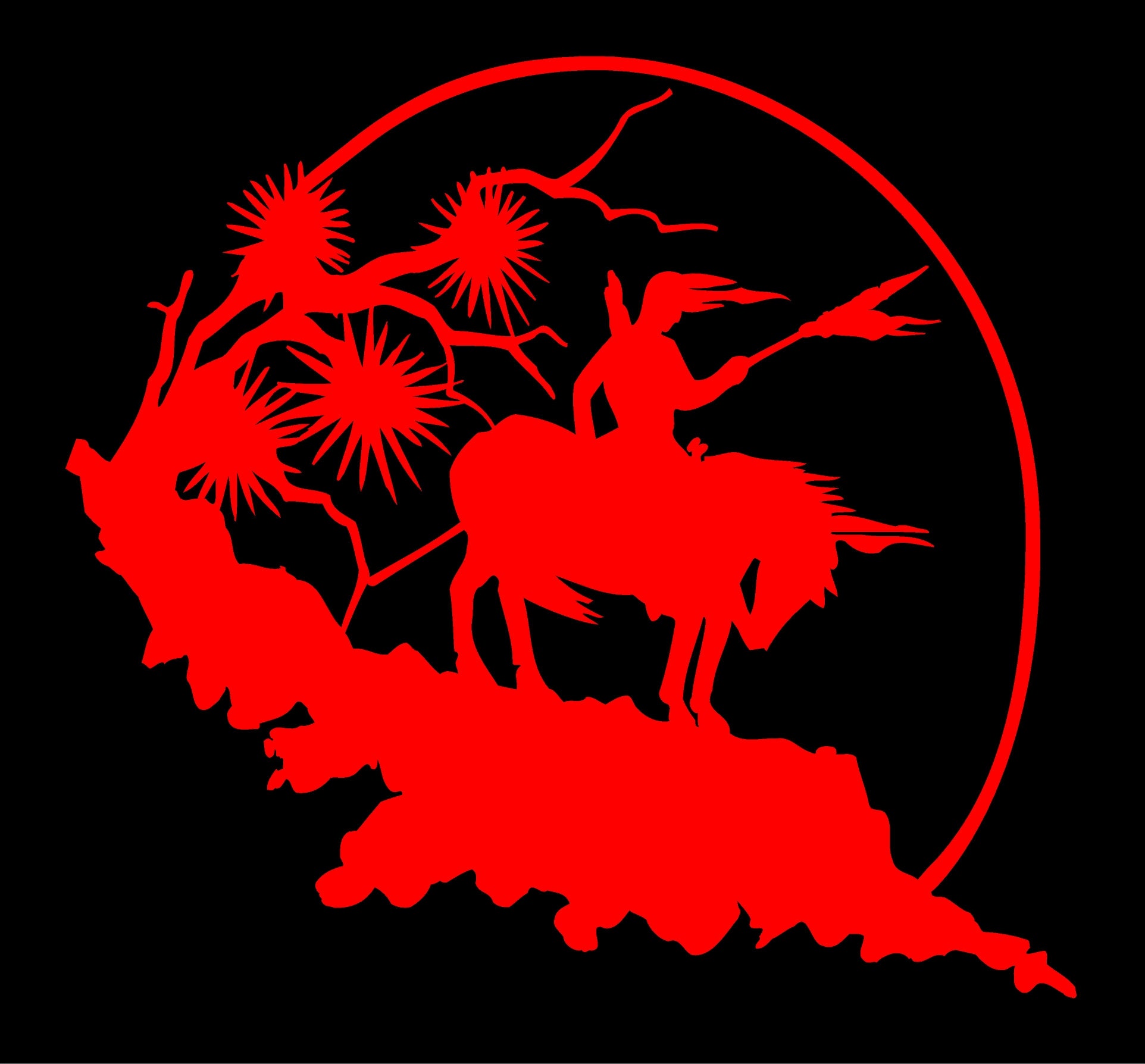 Last Ride Warrior Decal Native American Vinyl Contour Cut End Of Trail Sticker