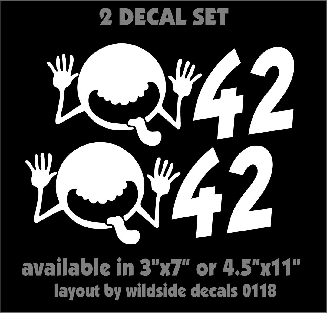 Hitchhikers Guide to the Galaxy Decal Deep Thought With 42 (answer to ...