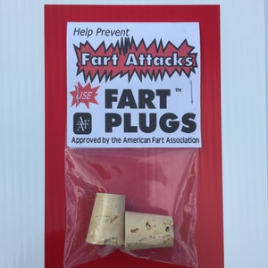 Funny Gag Gifts Birthday Party Stocking Stuffers Fart Plugs with Prescription Bag