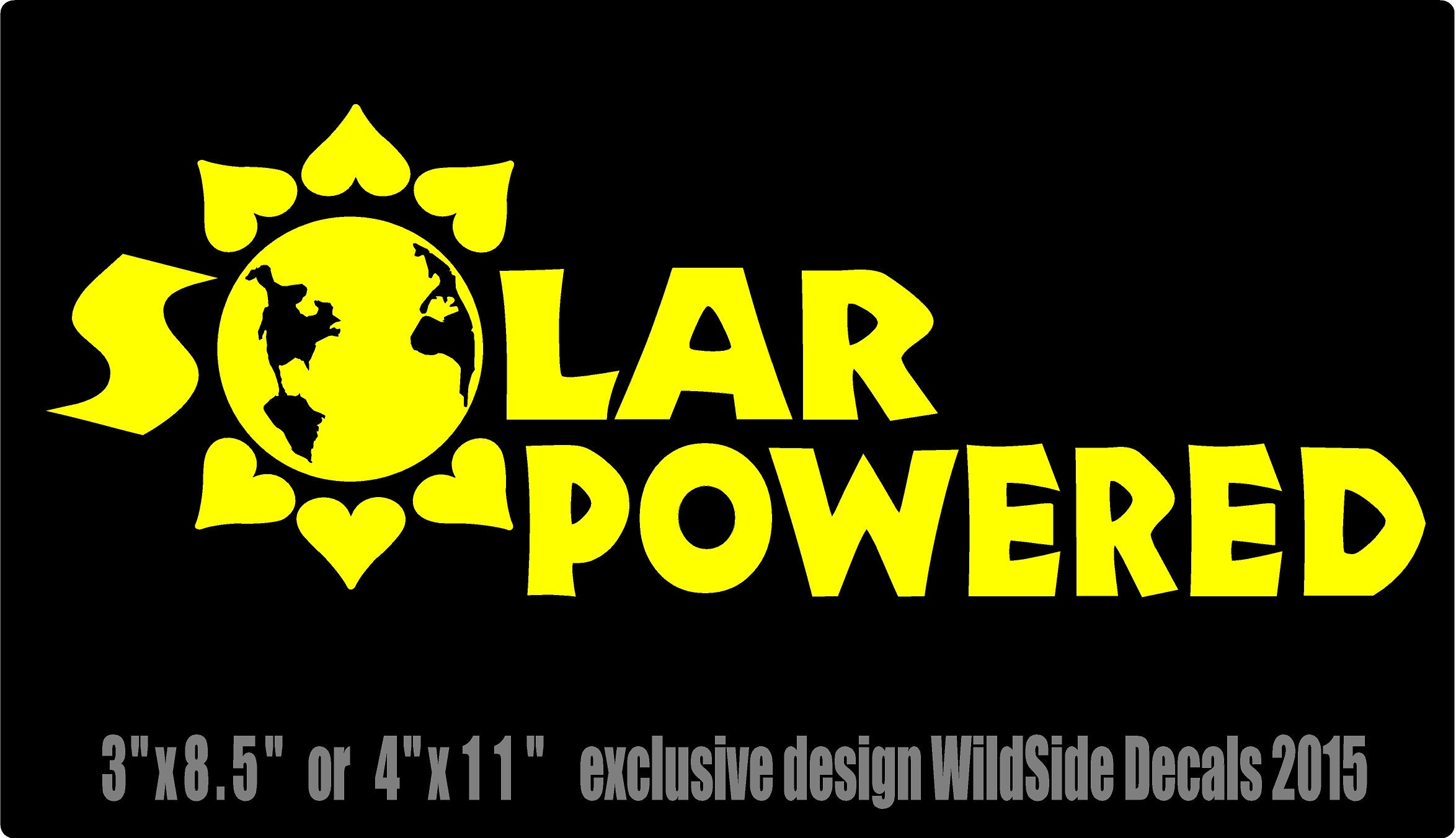 Sticker Car Solar Solar Powered Decal With Planet Earth Vinyl Car Window Sticker - Etsy