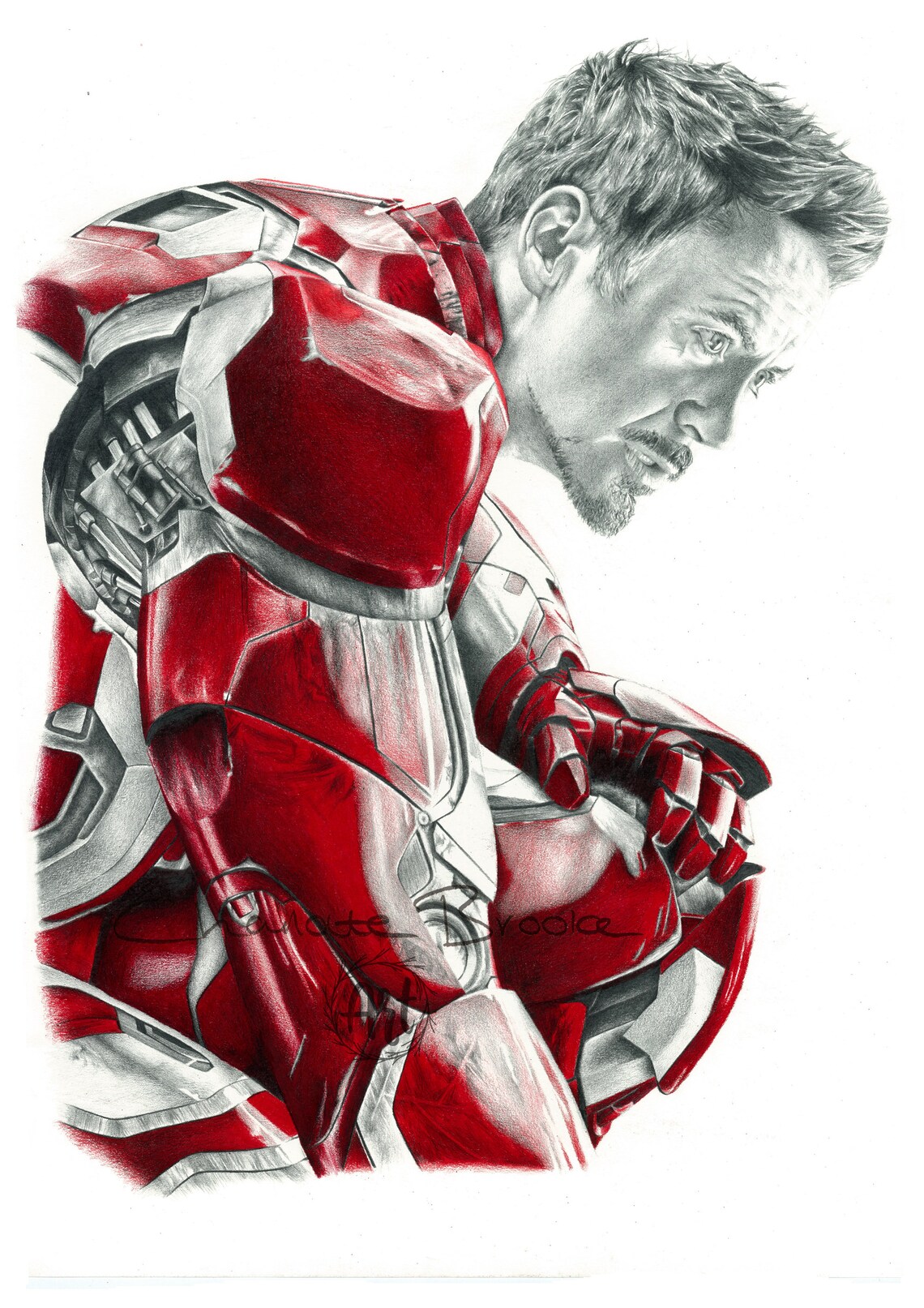 Avengers Collection Pencil Portrait Drawing Prints Etsy UK