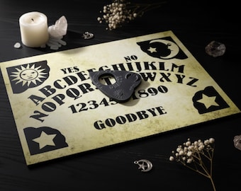 Sun, Moon & Stars Ouija Board Set Complete with Mystic Oracle Planchette