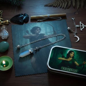 Artemis Altar Kit | Portable Greek Goddess Travel Shrine